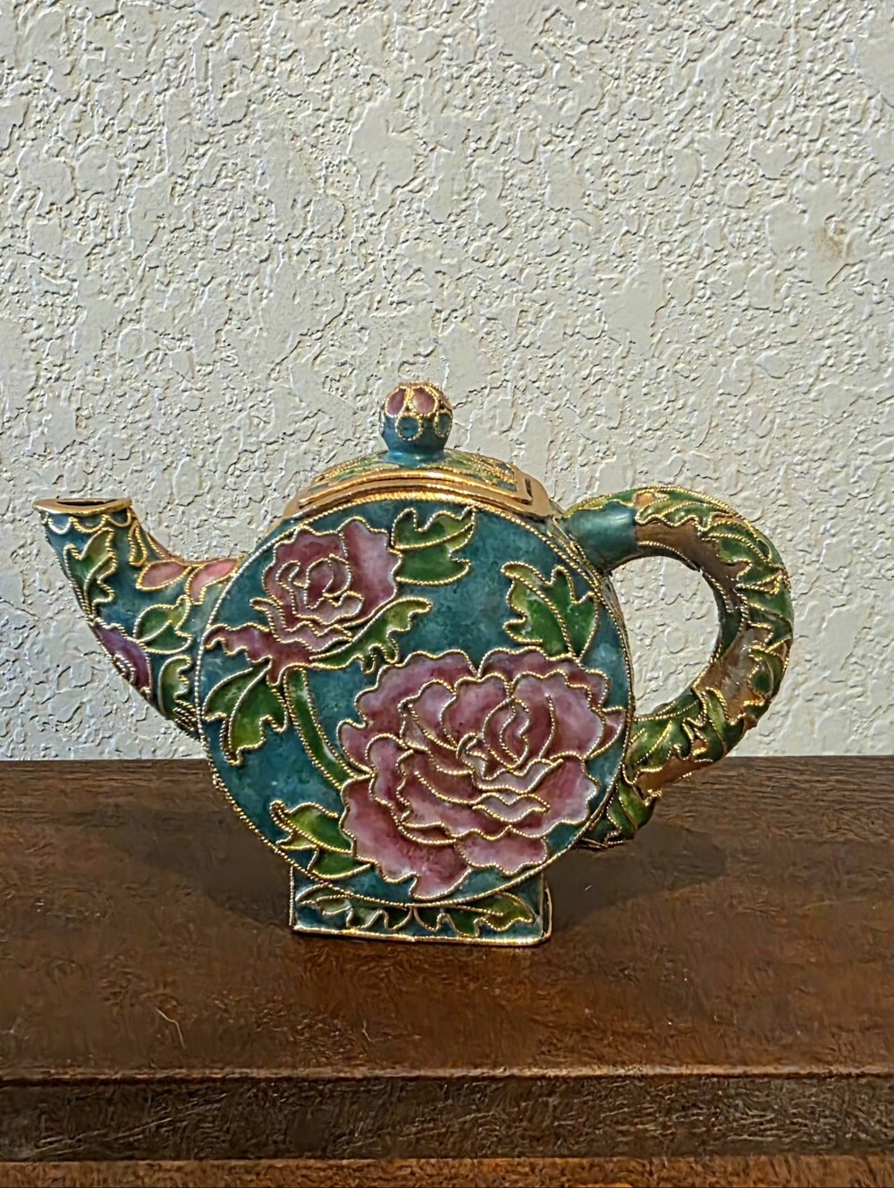 Small Cloisonne Enamel Teapot